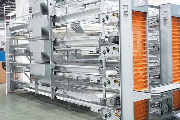 Система клеток для несушек типа &laquo;H&raquo; для крупных птичников3