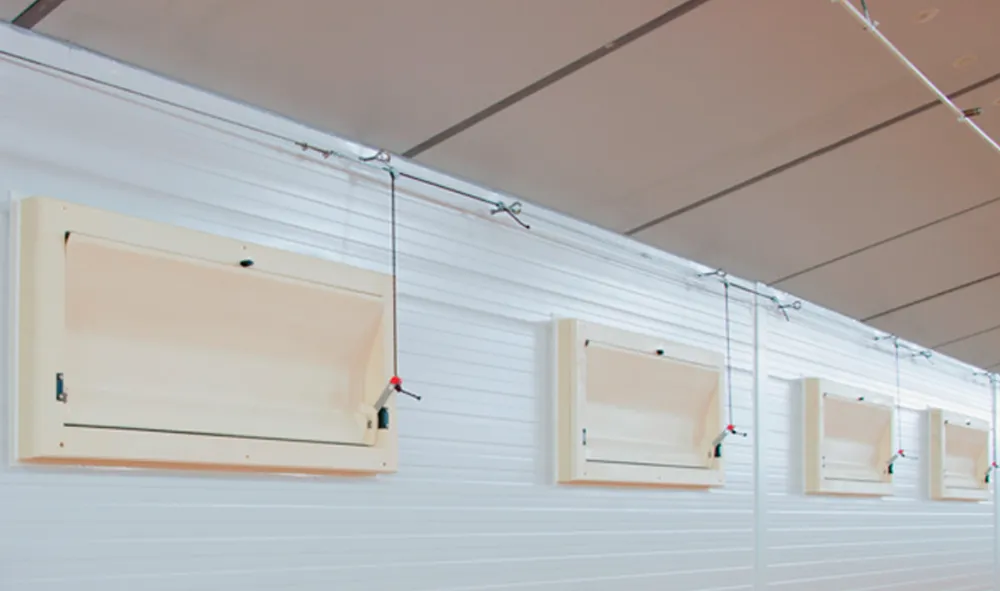 Автоматизированные воздухозаборные окна для несушек2