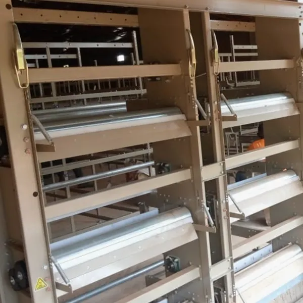 Многоярусная система удаления помета для несушек3