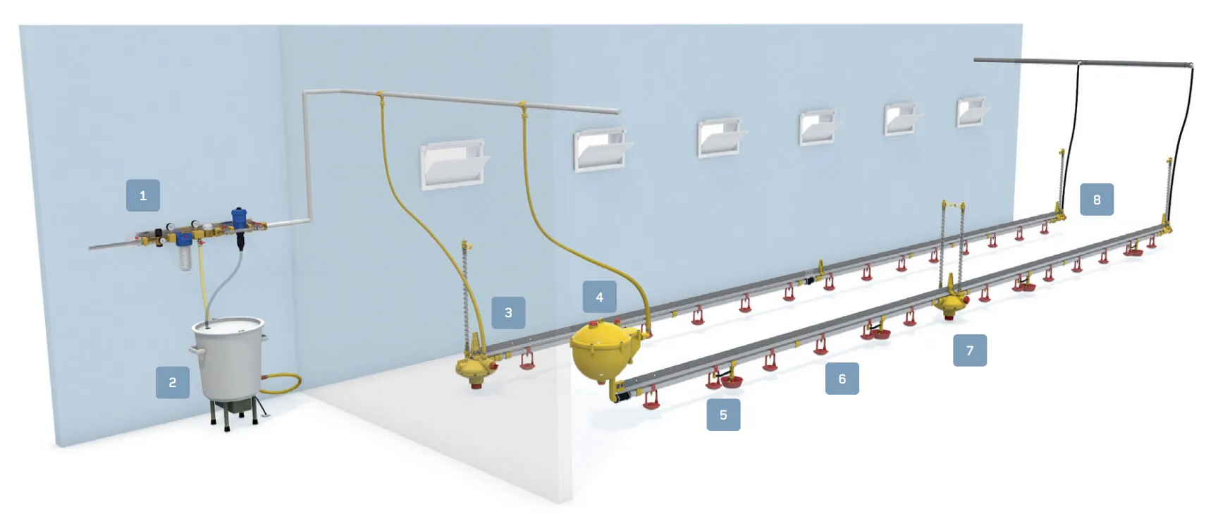 капельная поилка для бройлеров3